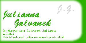julianna galvanek business card